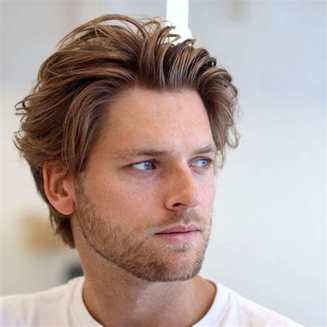 hairstyles with medium hair for guys|men's medium hair.